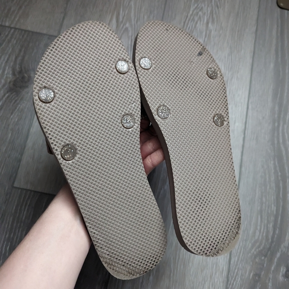 Gold Glitter slides - Picture 4 of 6